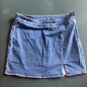 American Eagle Outfitters Blue Denim Skort